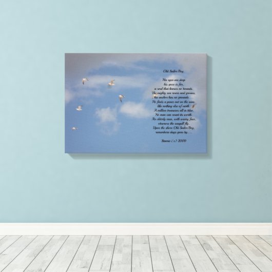 WALL LEINWAND ART&DESIGN STYLE (Insitu (Holzboden))