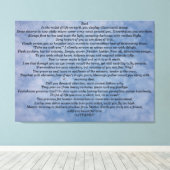 WALL LEINWAND ART&DESIGN STYLE (Insitu (Holzboden))