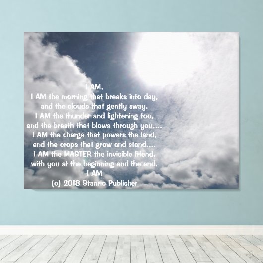 WALL LEINWAND ART&DESIGN STYLE (Insitu (Holzboden))