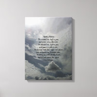 WALL LEINWAND MUTTER NATURE POEM STILE DESIGN