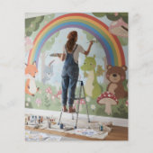 Wall Mural painter  Flyer (Hinten)