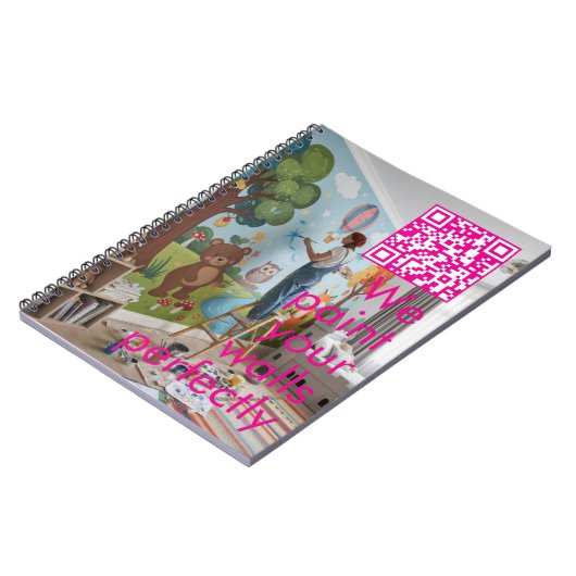 Wall mural painter shop sign notizblock (Linke Seite)