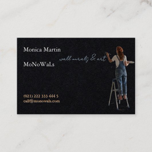 Wall Mural Painter  Visitenkarte (Vorderseite)