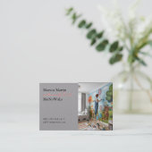 Wall Mural Painter  Visitenkarte (Stehend Vorderseite)