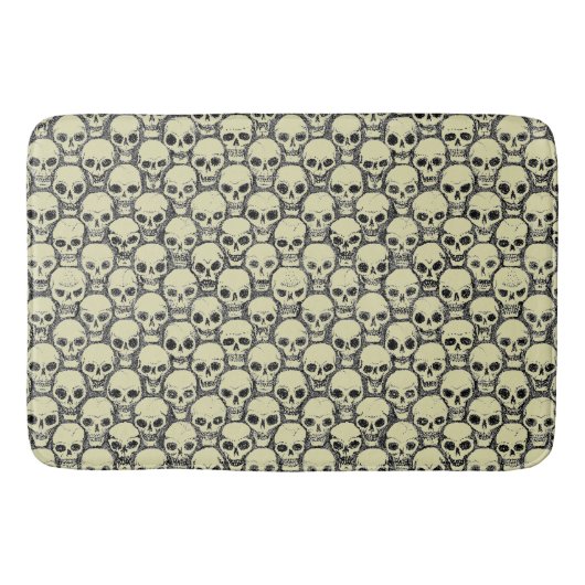 Wall o’ Skulls Badematte (Vorderseite)