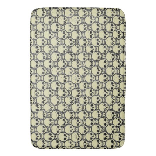 Wall o’ Skulls Badematte (Vorderseite Vertikal)