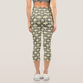 Wall o’ Skulls Capri Leggings (Rückseite)