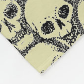 Wall o’ Skulls Fleecedecke (Ecke)