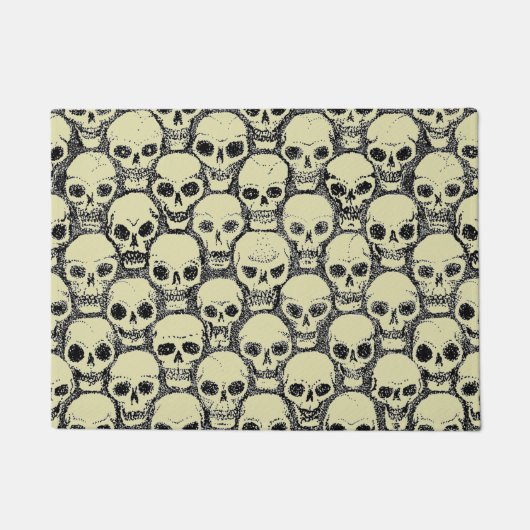 Wall o’ Skulls Fußmatte (Vorderseite)