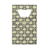 Wall o’ Skulls Geldbeutel Flaschenöffner (Vorderseite)