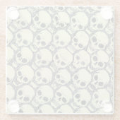 Wall o’ Skulls Glasuntersetzer (Rückseite)