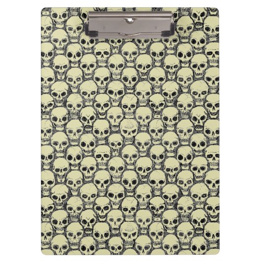 Wall o’ Skulls Klemmbrett (Vorderseite)
