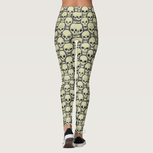 Wall o’ Skulls Leggings (Rückseite)