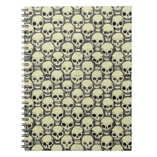 Wall o’ Skulls Notizblock (Vorderseite)