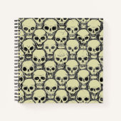 Wall o’ Skulls Notizblock (Vorderseite)