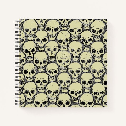 Wall o’ Skulls Notizblock (Vorderseite)