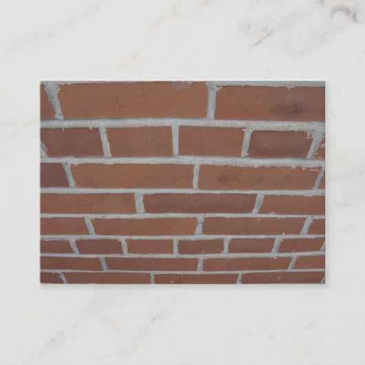 Wall of Bricks Business Card Visitenkarte (Vorderseite)