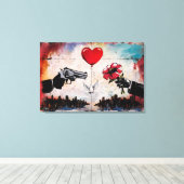 Wall of Dissension Leinwanddruck (Insitu (Holzboden))