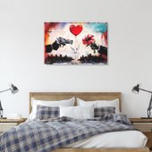 Wall of Dissension Leinwanddruck (Insitu (Schlafzimmer))