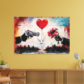 Wall of Dissension Leinwanddruck (Insitu (Wohnzimmer))