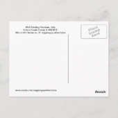 Wall Painting Paestum, Italien Postkarte (Rückseite)