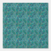 Wall Paper - Aqua Teel  Tapete (Vorderseite)
