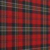 Wall Paper - Deep Red and Green Tartan Tapete (Naht)