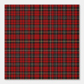 Wall Paper - Deep Red and Green Tartan Tapete (Vorderseite)