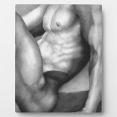 WALL PLAQUE WALL PLAQUE Feine Kunst bei der Male Fotoplatte (Vorderseite)