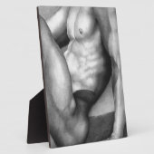 WALL PLAQUE WALL PLAQUE Feine Kunst bei der Male Fotoplatte (Seite)