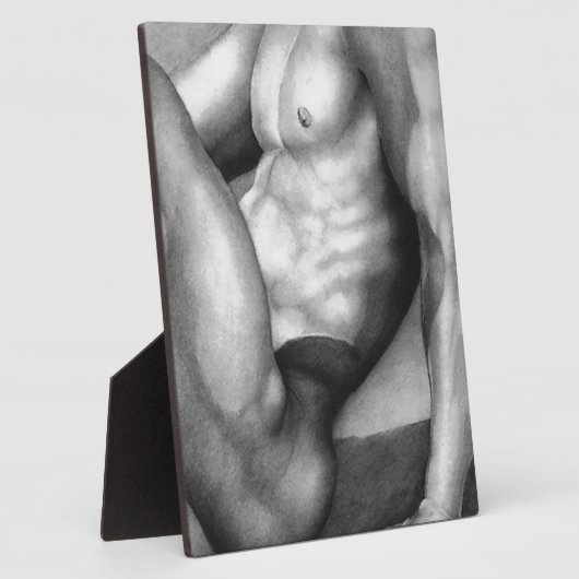 WALL PLAQUE WALL PLAQUE Feine Kunst bei der Male Fotoplatte (Seite)