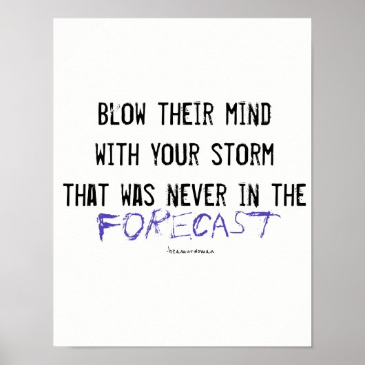 Wall Poster bläst ihren Geist als Murder Inspirier (Vorne)