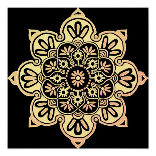 Wall Poster Boho Medallion (Vorderseite)