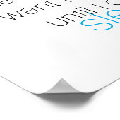 Wall Poster Inspiration Zitate, die ich zum Träume (Ecke)