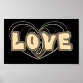Wall Poster mit Liebe- und Herzbildern (Vorne)