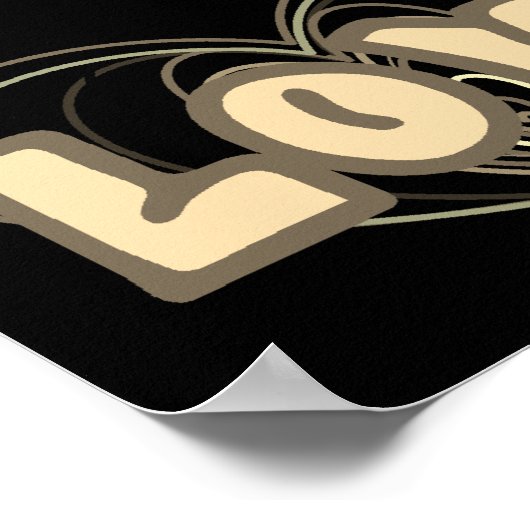 Wall Poster mit Liebe- und Herzbildern (Ecke)