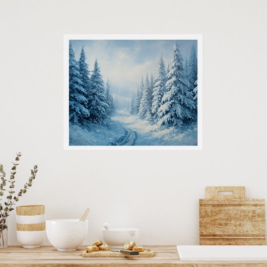Wall Poster – Tranquil Nature-Inspired Home (Küche)