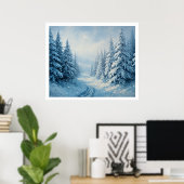Wall Poster – Tranquil Nature-Inspired Home (Heimbüro)