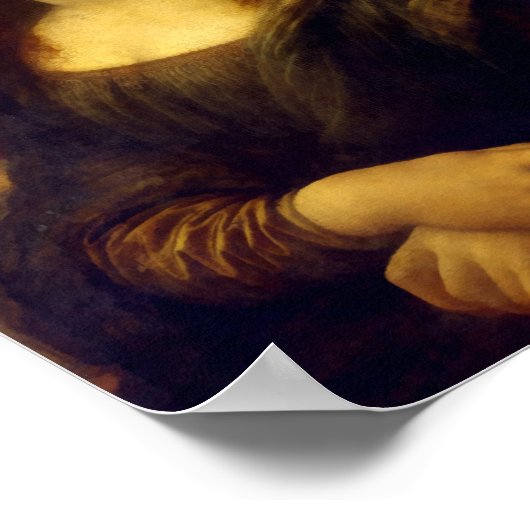 Wall Poster von Mona Lisa Print (Ecke)