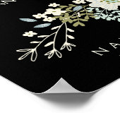 Wall Print Wellness-Center Salon Beautician Menü P Poster (Ecke)