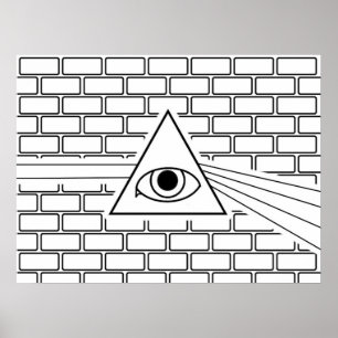 Wall Prism Eye Poster