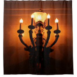 Wall Sconce Antique Ästhetik Duschvorhang