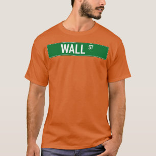 Wall-St-Street-Zeichen T-Shirt