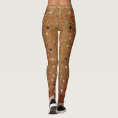 Wall, Stoclet Frieze von Gustav Klimt Leggings (Rückseite)