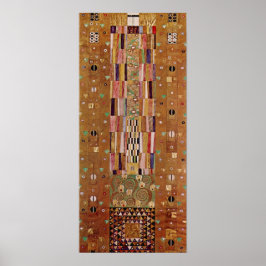 Wall, Stoclet Frieze von Gustav Klimt Poster