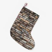 Wall stone wall brick wall kleiner weihnachtsstrumpf (Vorderansicht (hängend))