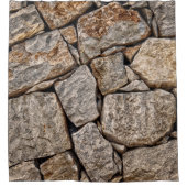 Wall stones masonry rocks duschvorhang (Vorderseite)