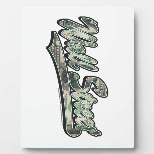 Wall Street - 1000 Dollar-Rechnung Fotoplatte (Vorderseite)