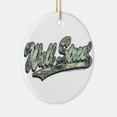 Wall Street - 1000 Dollar-Rechnung Keramik Ornament (Rechts)