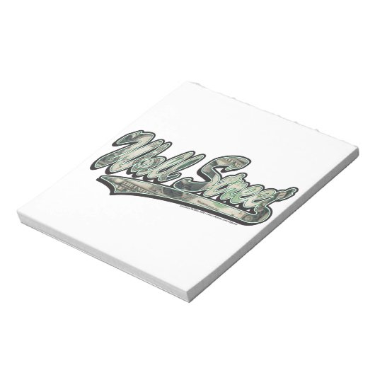 Wall Street - 1000 Dollar-Rechnung Notizblock (Rotiert)